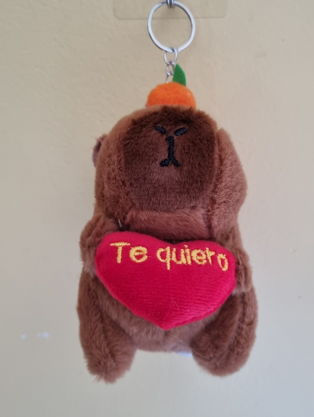 Cute Capybara Kids Bag Keychain Soft Plush Stuffed Toy Plushies Bag Accessories